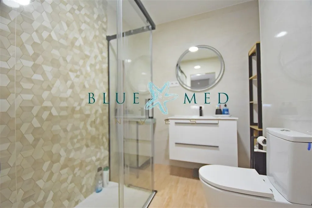 Bathrooms - Apartment with Terrace in Mazarrón Centre