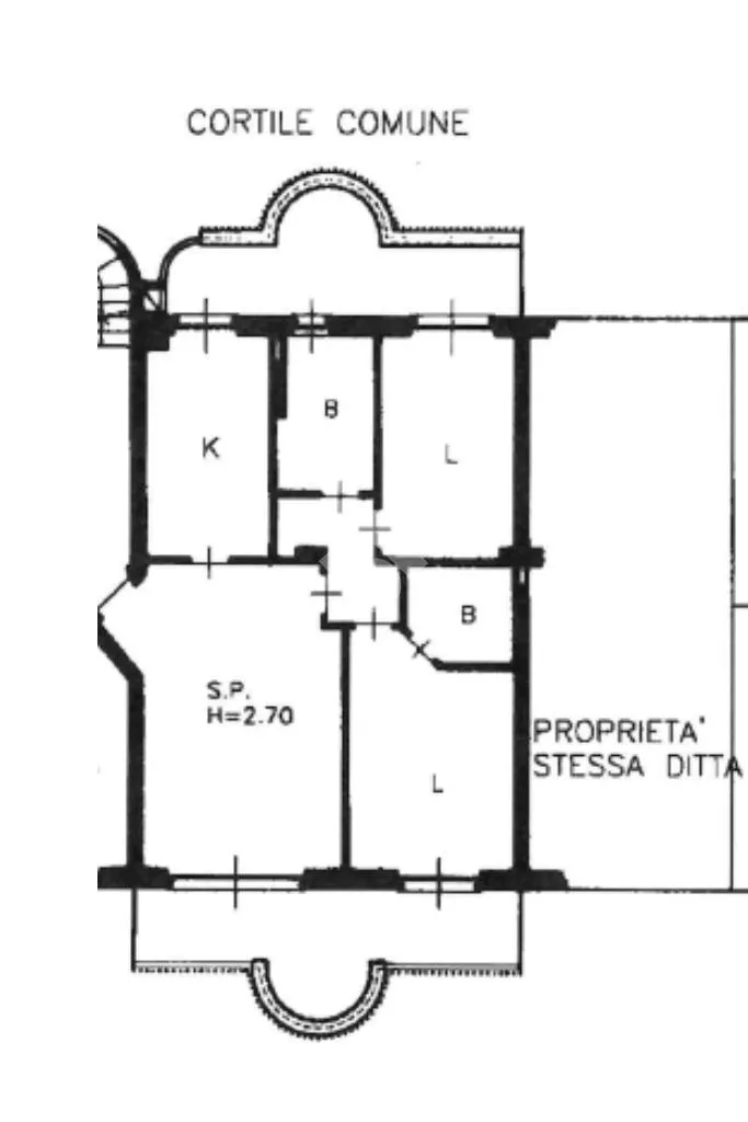 Planimetria - Fully Rented 3-Bedroom in Lainate Centre