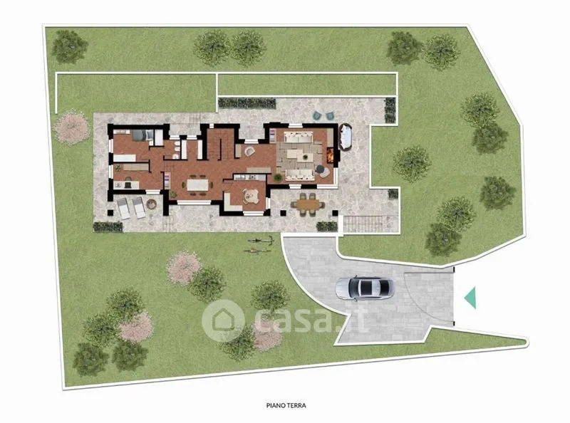 Plan - Villa with Private Park in Saint-Christophe