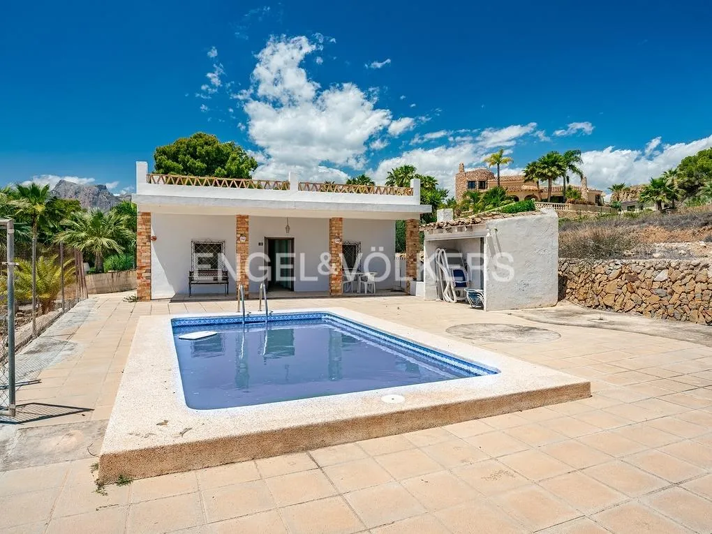 Piscina - Finca Villa with Pool in Altea