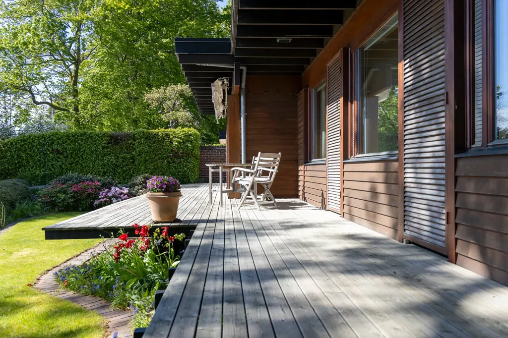Terrasse - Architectural Villa with Sea View in Bjärred