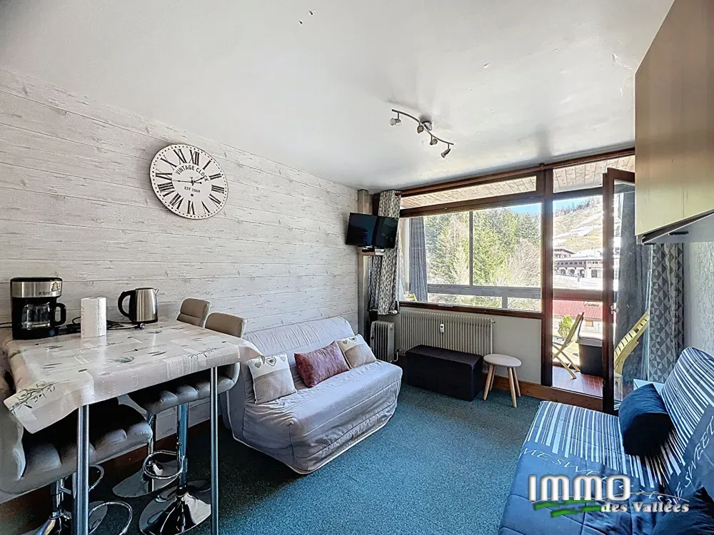 Séjour - Studio avec Loggia et Vue sur Pistes à La Bresse