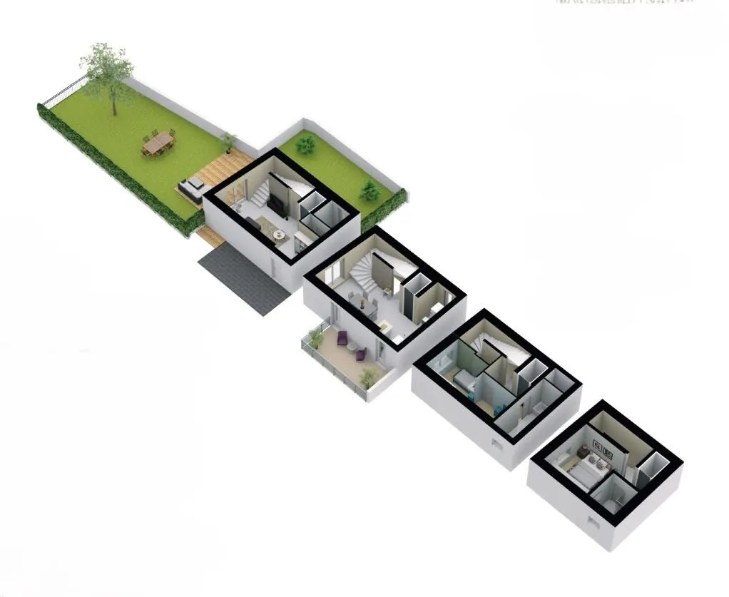Planimetria - Modern Apartment with Domotics in Erba