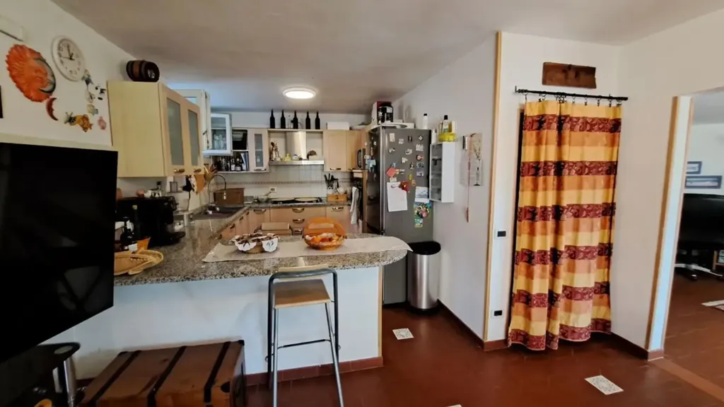 Köök - Panoramic Villa with Sea View in Rosignano Marittimo