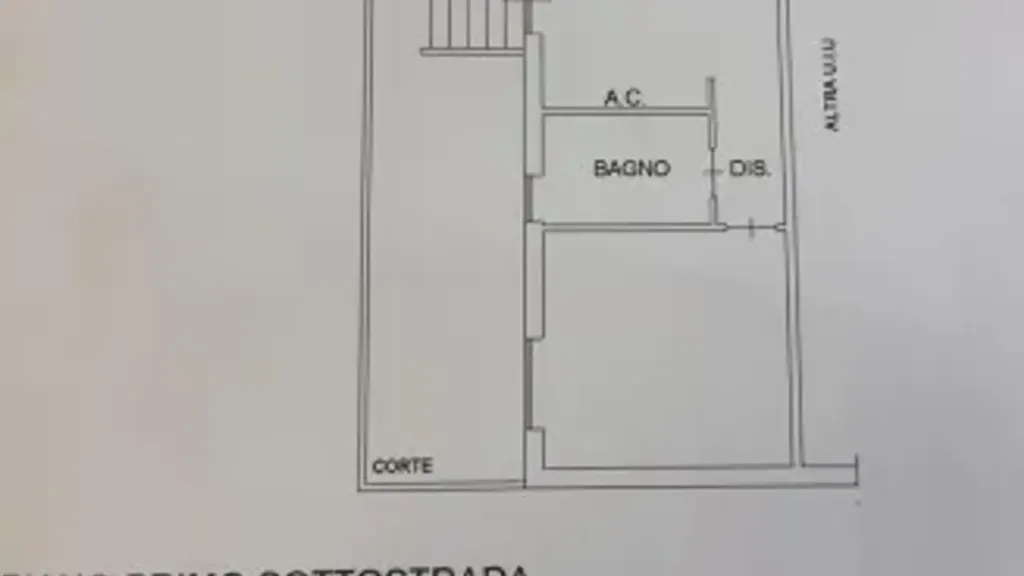 Planimetria - Terraced Two-Bedroom Apartment in Anzio
