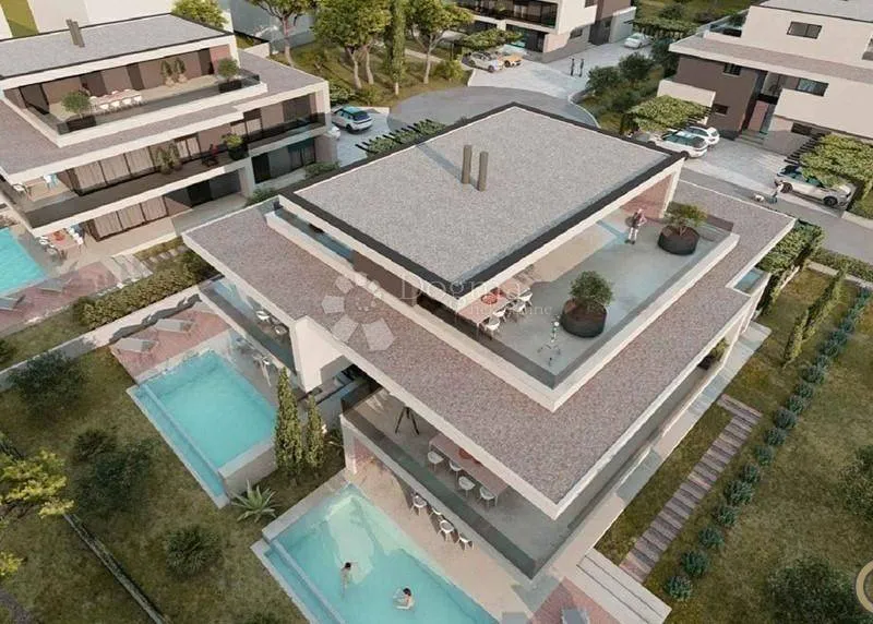 Vista aerea - Apartment with Rooftop Terrace in Rovinj