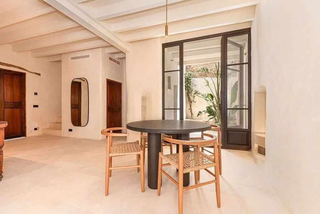 Salle à manger - Renovated Adjoined House with Pool in Selva