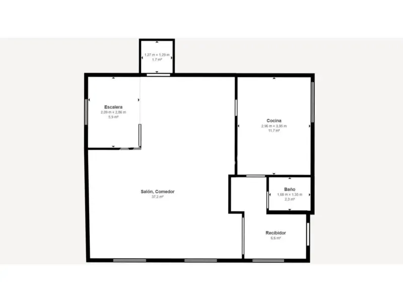 Floor Plan - Independent Villa with Private Pool in Gueñes