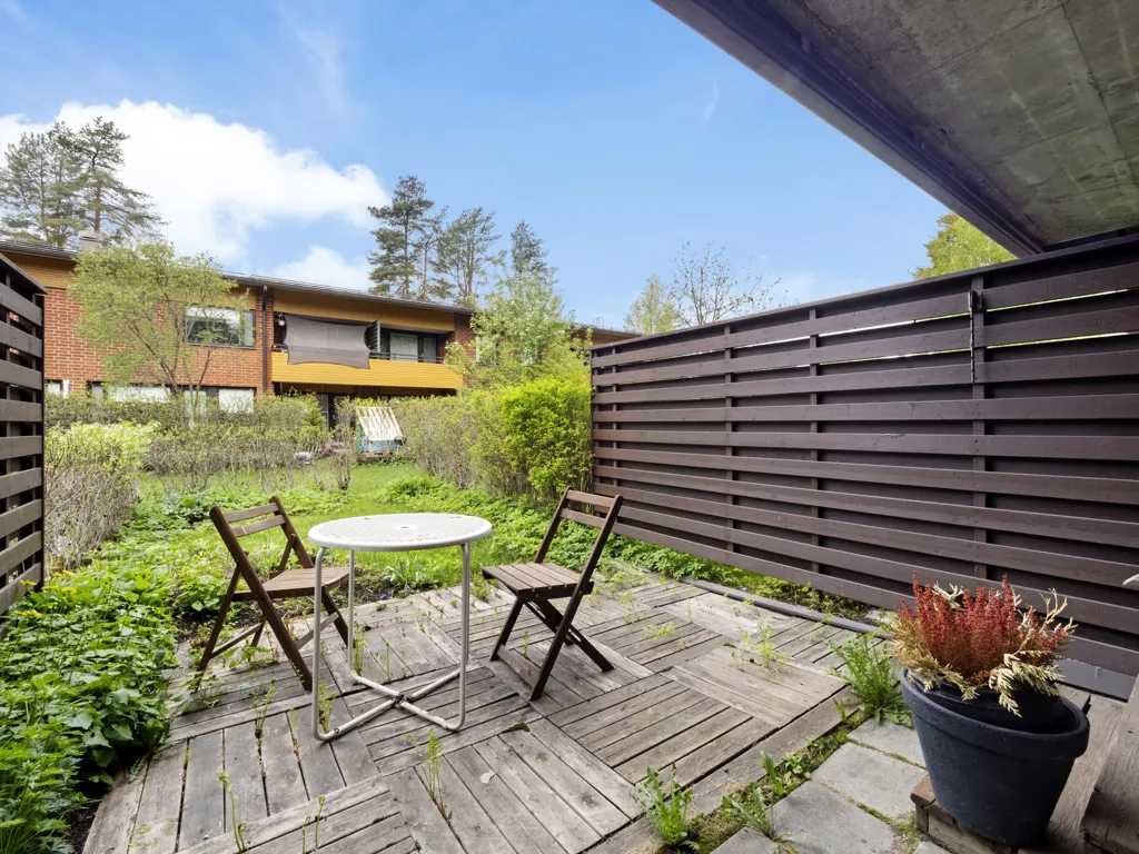 Terrasse - Modernised Terraced House with Sauna in Joensuu
