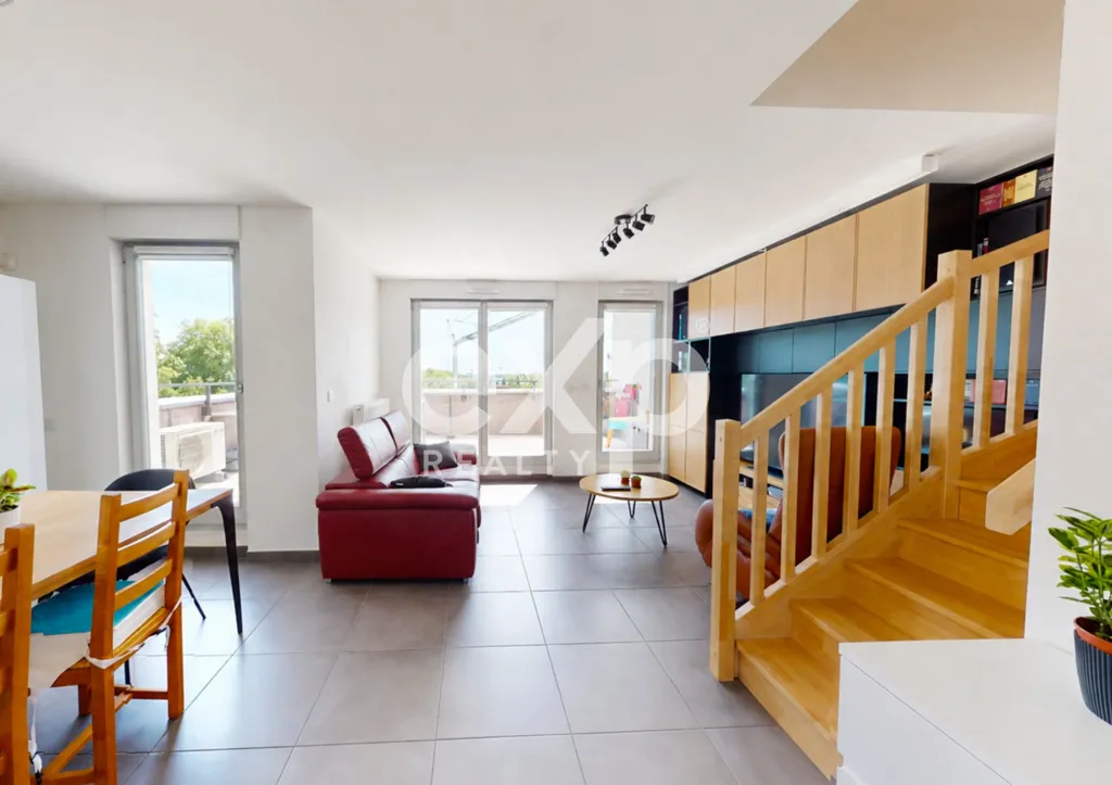 Séjour - Appartement Duplex avec Terrasse à Illkirch-Graffenstaden