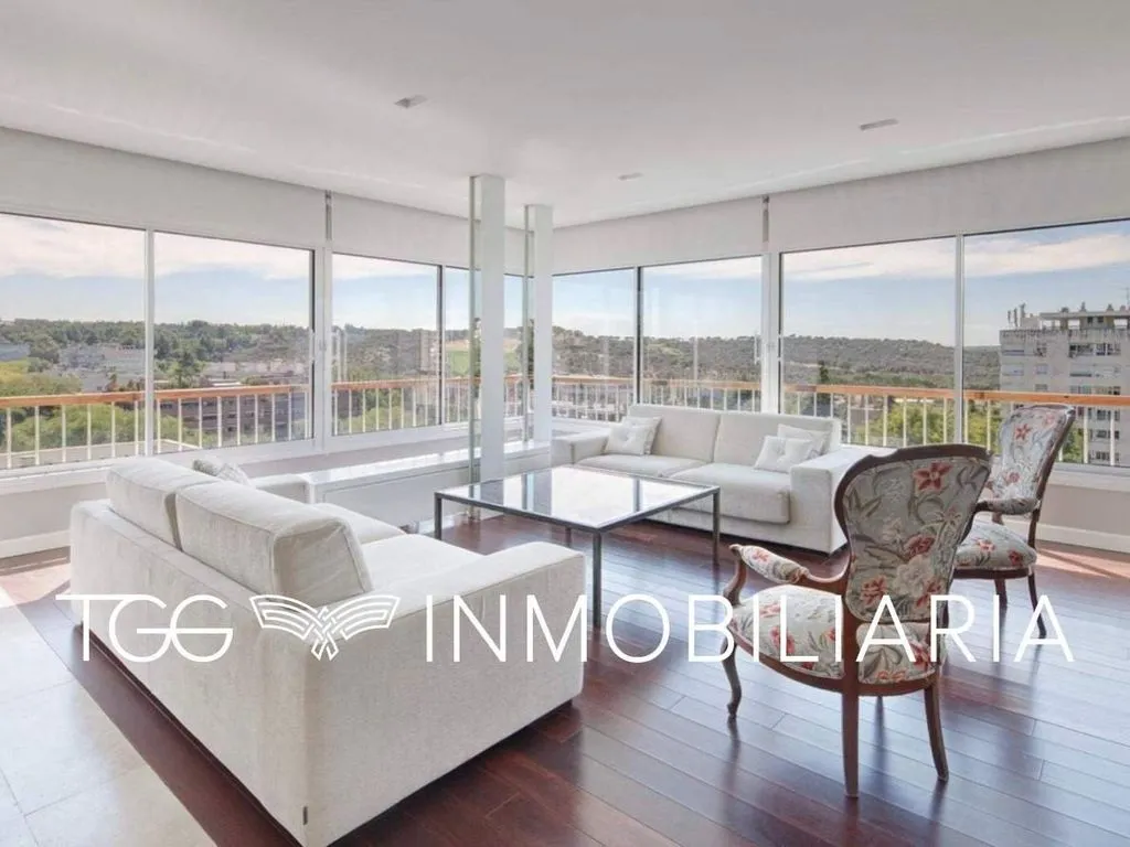 Living Room - Luxury Flat with Pool on Arroyofresno Street, Madrid