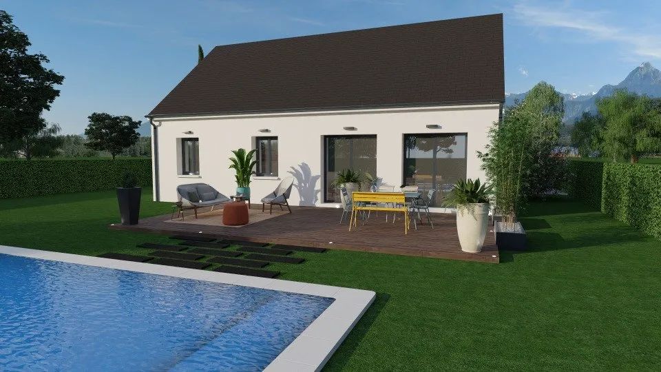 New Build House with Garden near Châteauroux