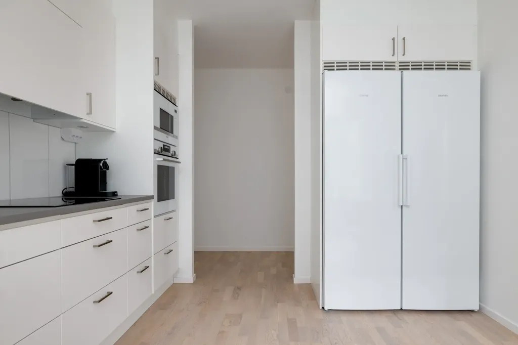 Köök - Modern Flat with Balcony in Öster