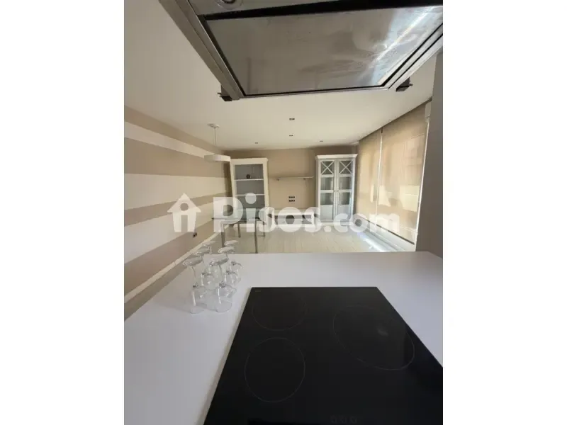 Köök - Apartment with Terrace in Paseo del Mercadal