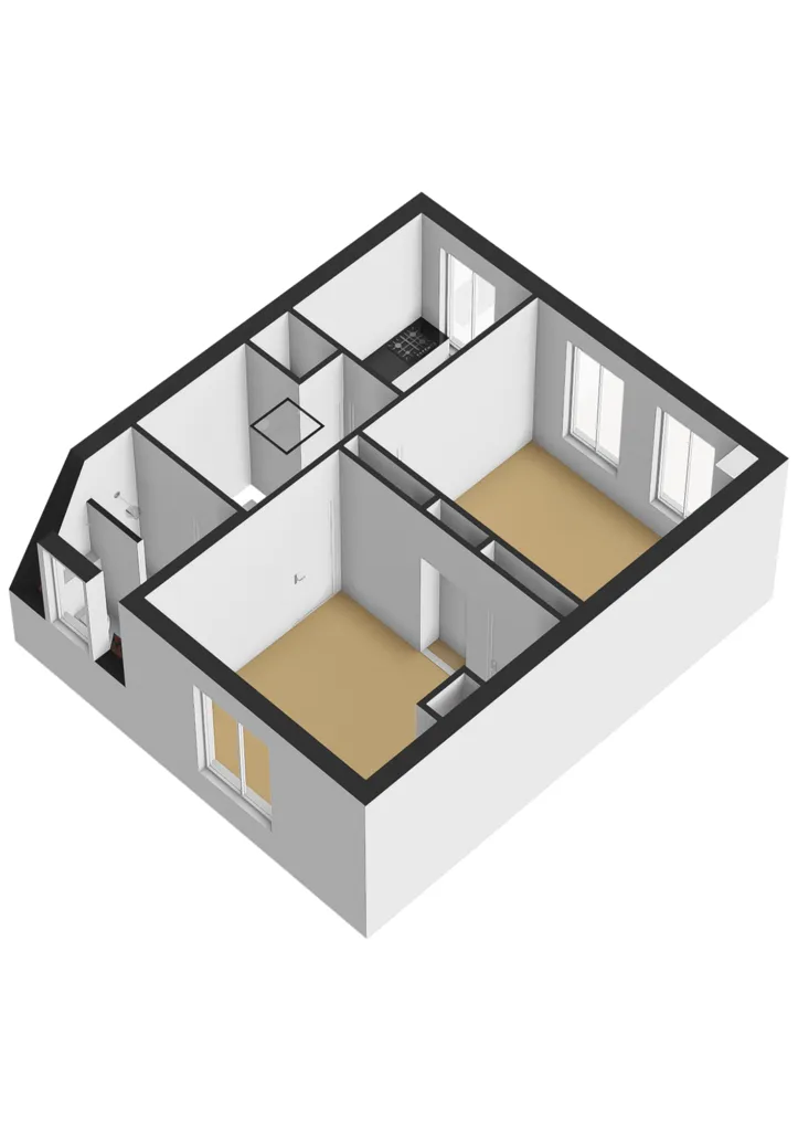 Plaan - Apartment with Terrace in Utrecht