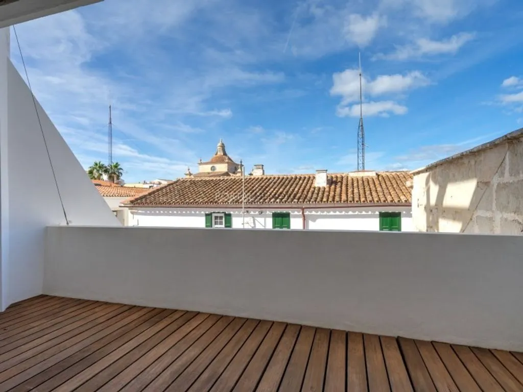 Terrace - Converted Factory House with Terraces in Mahón