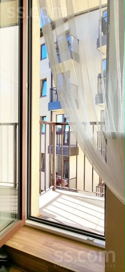 Balcon - Studio Apartment with Balcony in Riga Centre