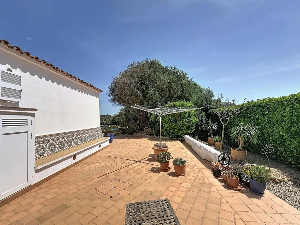 Terrass - Renovated Mediterranean House with Pool in Maó