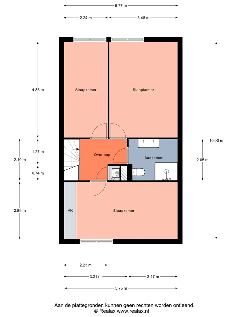 Planimetria - Maisonnette with Sea View in Scheveningen