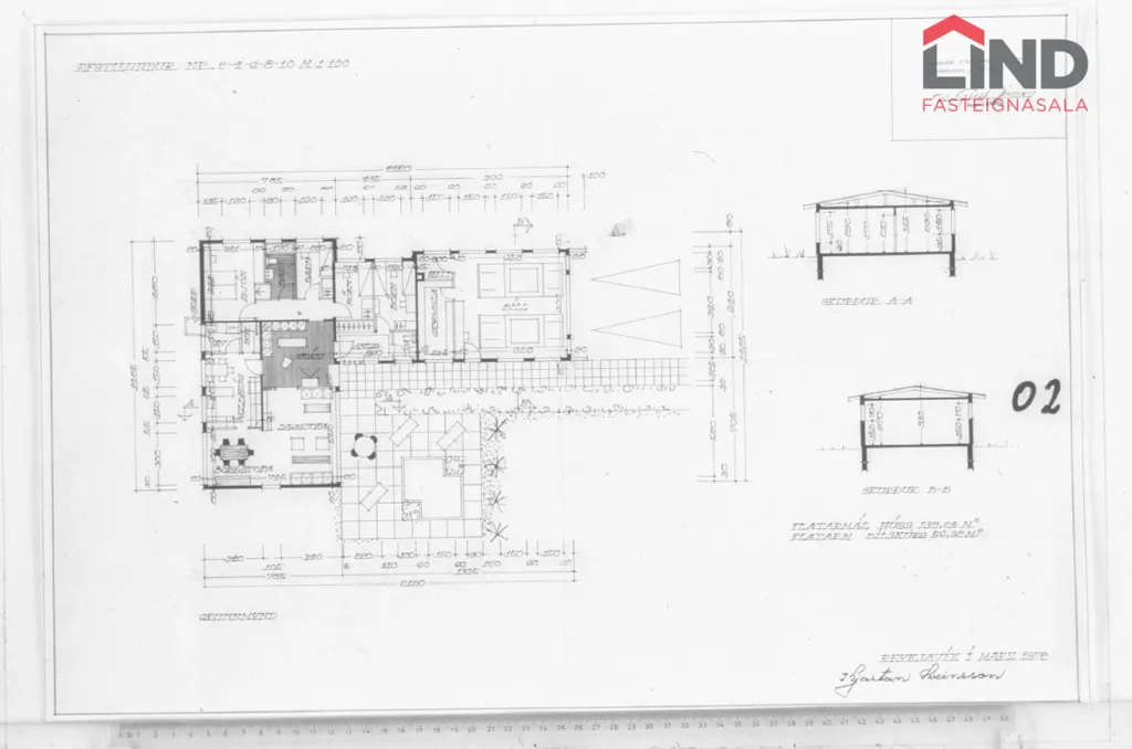 Plan - Single-Floor House with Garden in Garðabær
