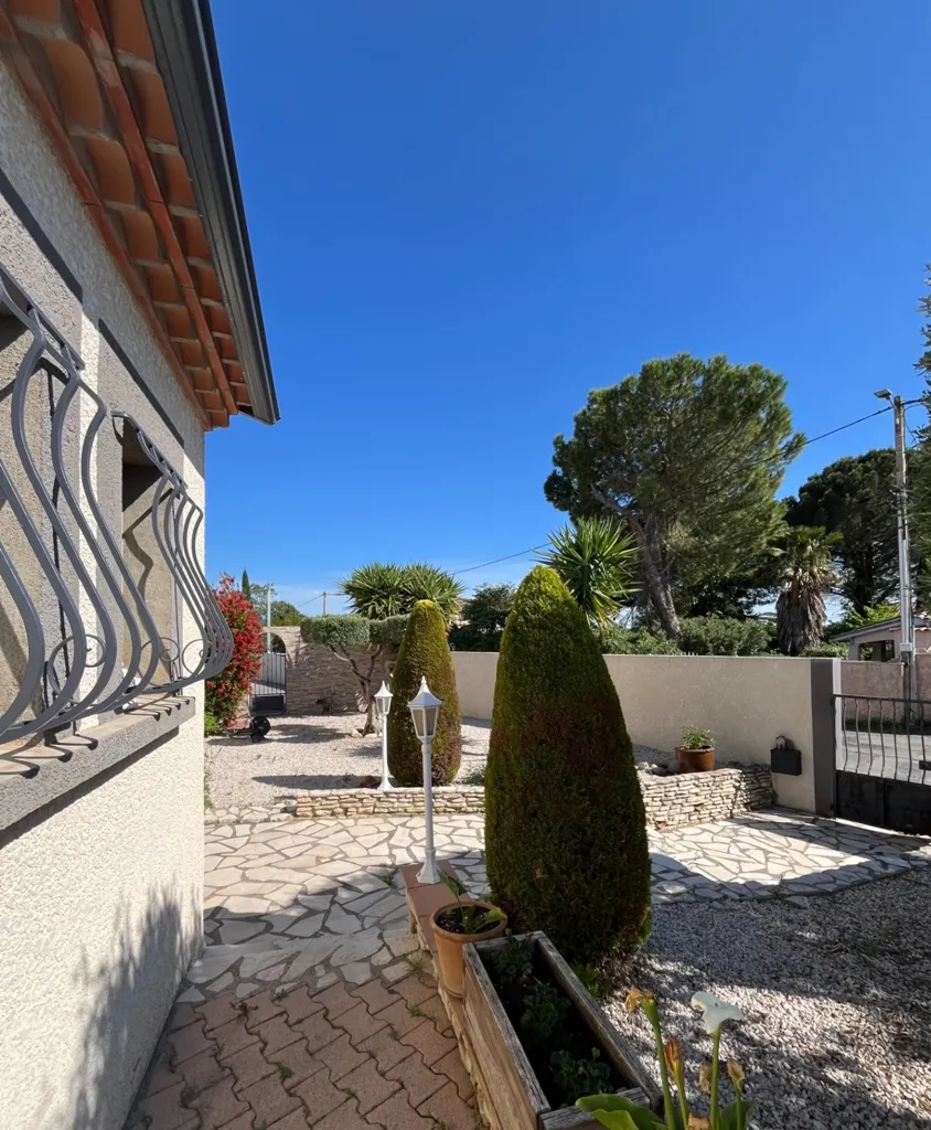 Jardin - Villa 4 Faces avec Piscine à Cazouls-lès-Béziers