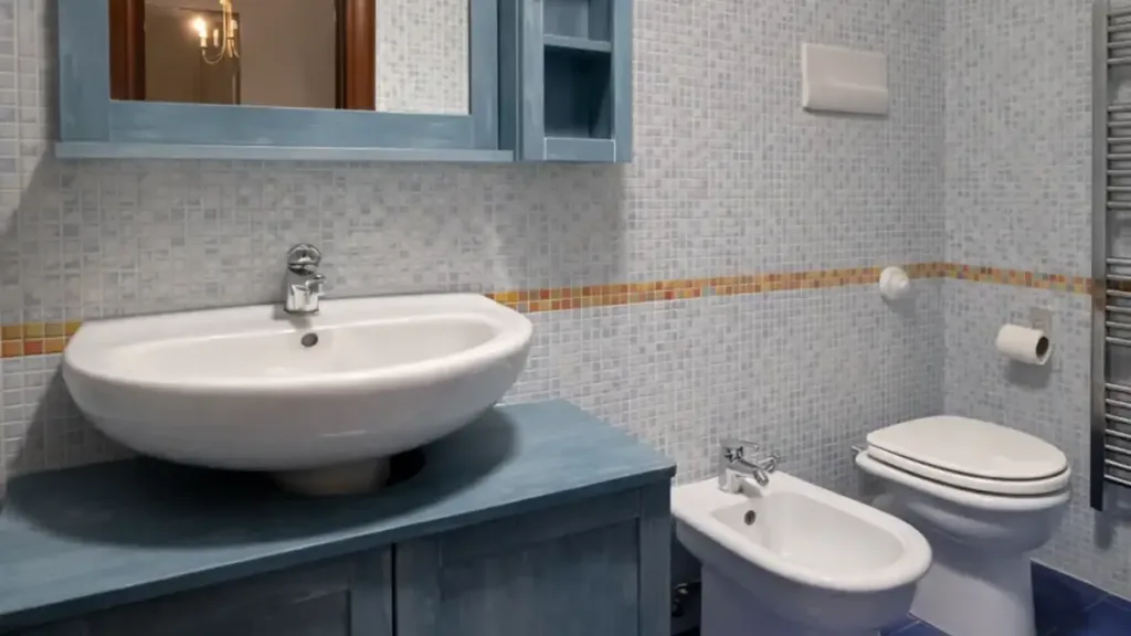 Bagni - 5-Bedroom Apartment with Balcony in Palermo