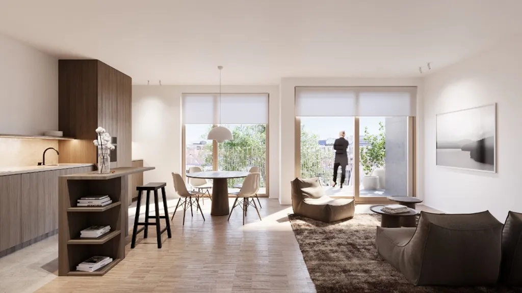 Elutuba - New-build Flat with South-facing Terrace in Wim