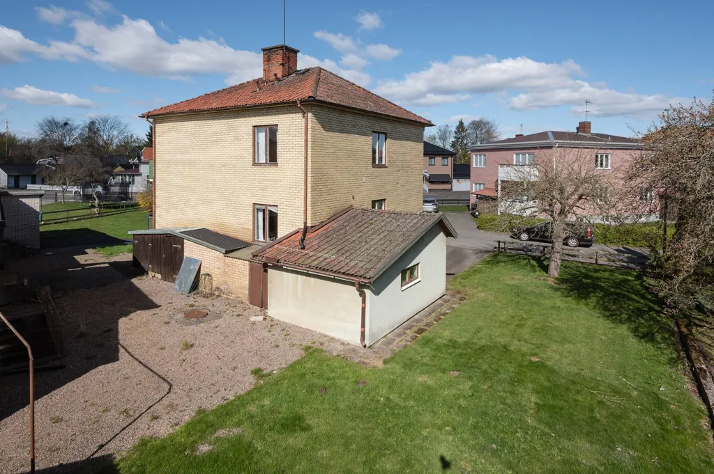 Vue aérienne - Converted Villa with Multiple Outbuildings in Stockholm