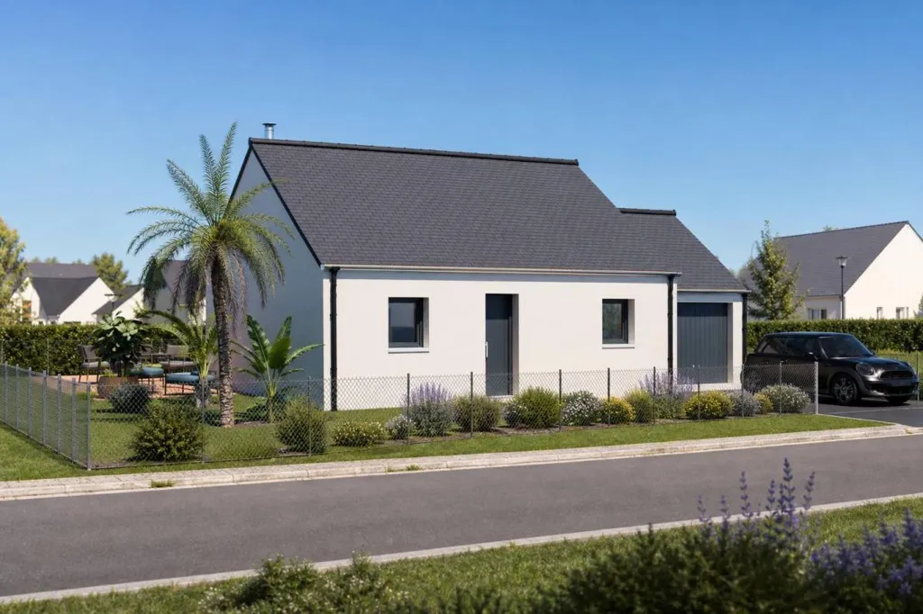 Maison de Plain-Pied 2 Chambres à Saint Aignan de Cramesnil