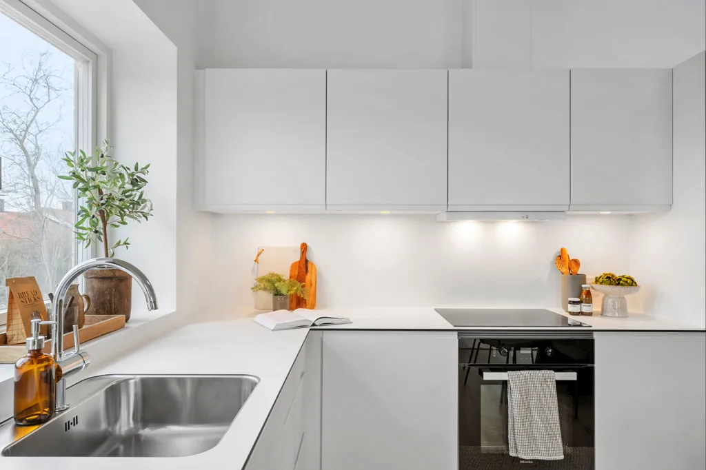 Cucina - Newly Built Apartment with Balcony in Søagerhusene