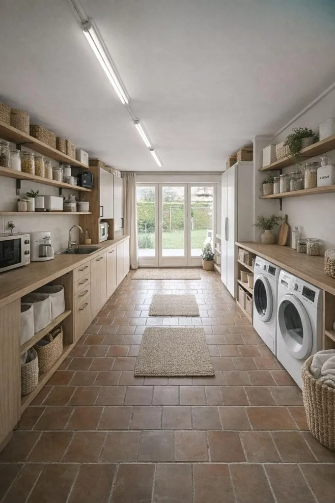 Buanderie - Maison de Plain-Pied avec Garage Double près de Périgueux