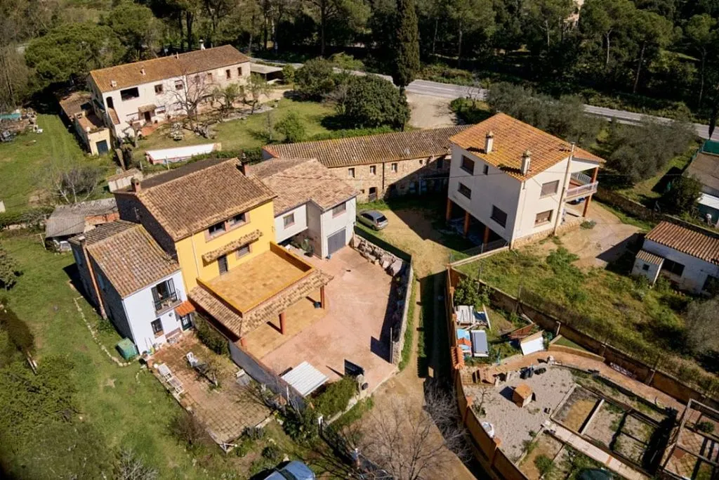 Vue aérienne - Rustic Masía with Equestrian Facilities in L'Ametlla del Vallès