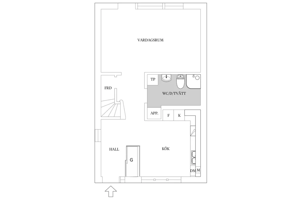 Plan - Apartment with Solar Panels in Vikaholm