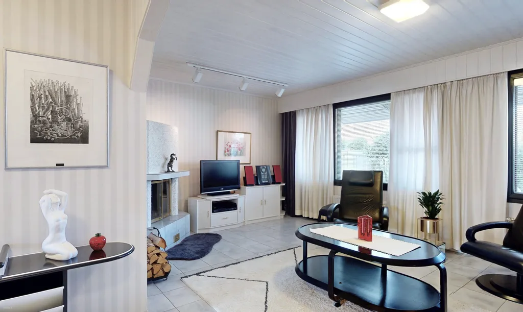 Séjour - Modernised Apartment with Terrace in Salo Centre