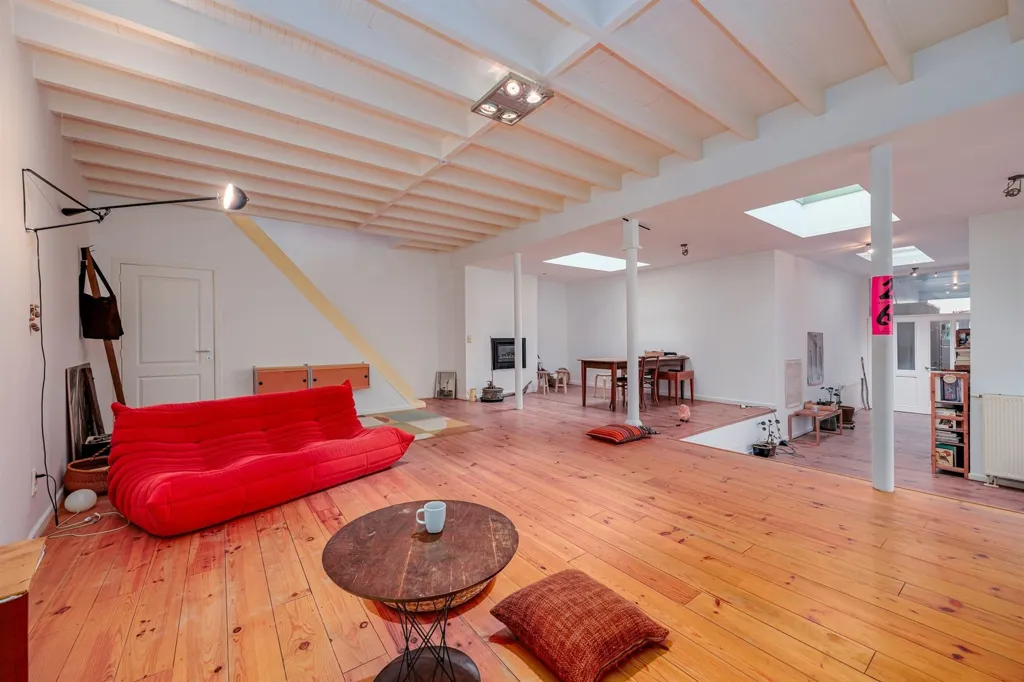 Séjour - Loft/Atelier avec Terrasse près de Park Spoor Noord à Anvers