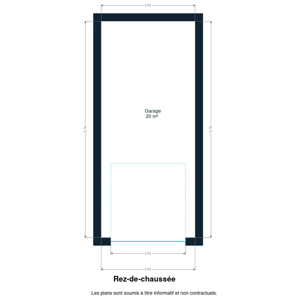 Plan - Duplex avec Vue Lac à Barbençon