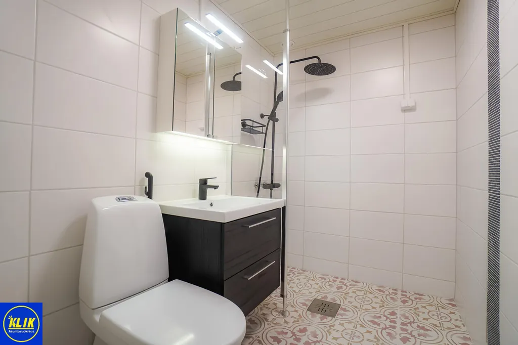 Vannitoad - Fully Renovated Studio in Syvärauma, Rauma