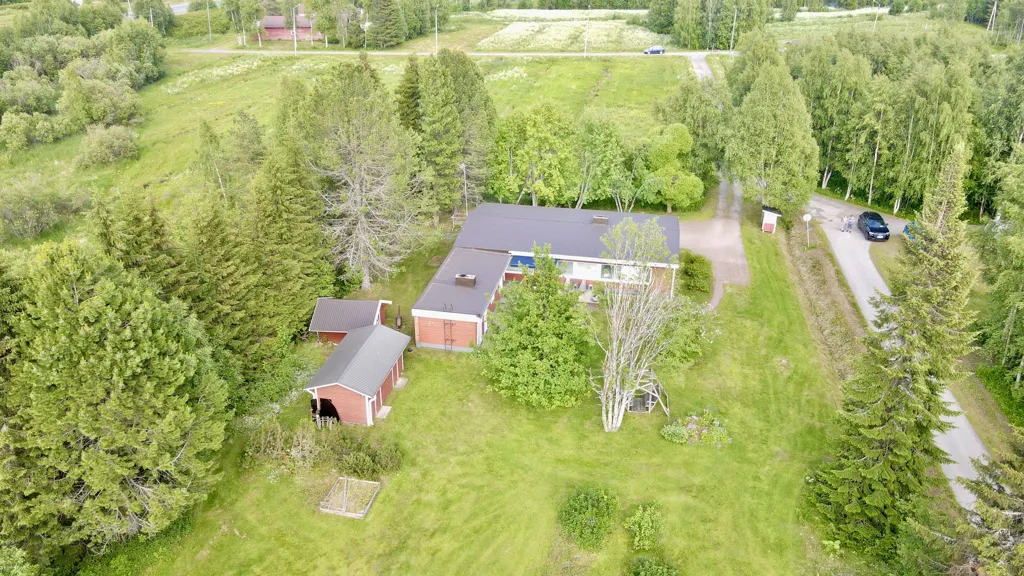 Vue aérienne - Detached House with Garden in Tornio