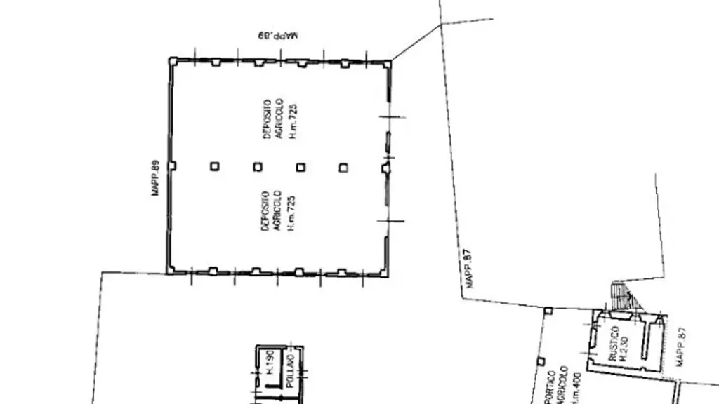 Plan - Historic Castle with 2 Ha Land in Parma