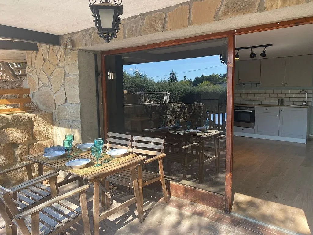 Terrass - Chalet with Pool and Terrace in Collado Mediano