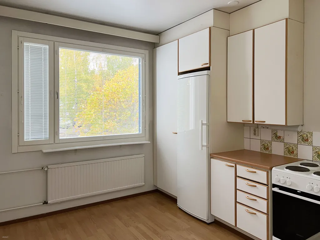 Köök - Spacious Apartment with Balcony in Rypysuo, Kuopio
