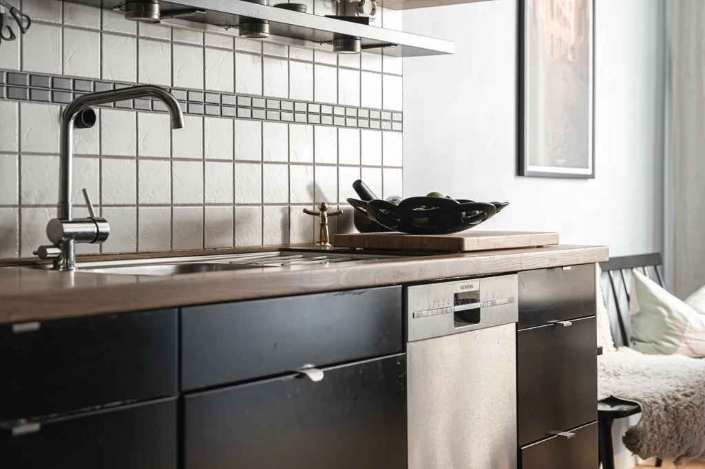 Cucina - Apartment with Garden View in Majorna
