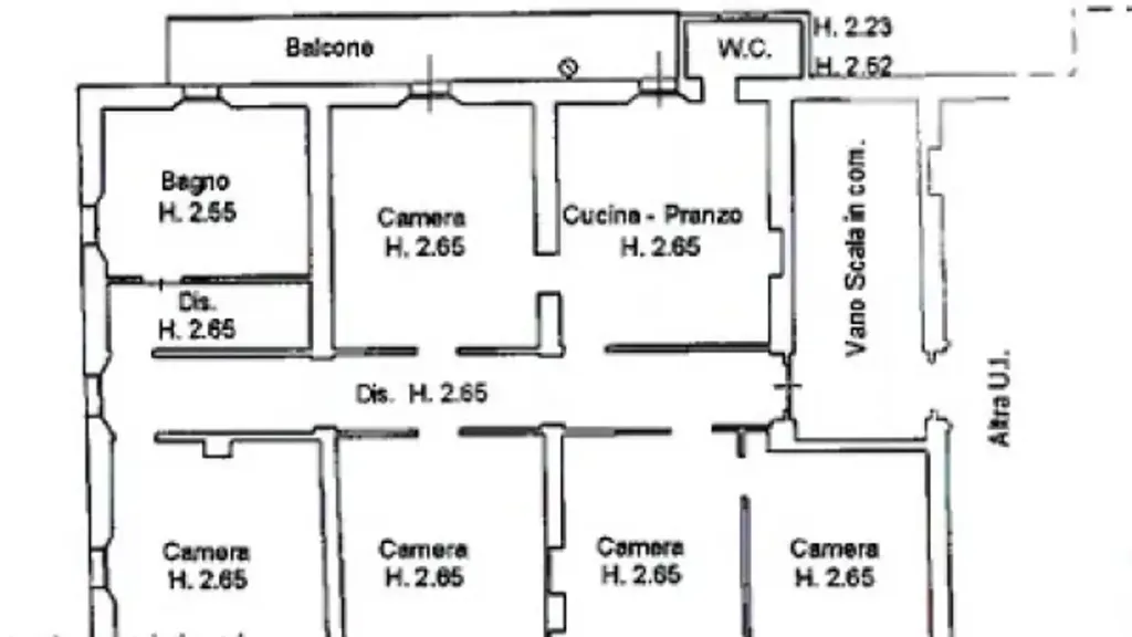 Plaan - Apartment with Hill View in Castel Del Rio