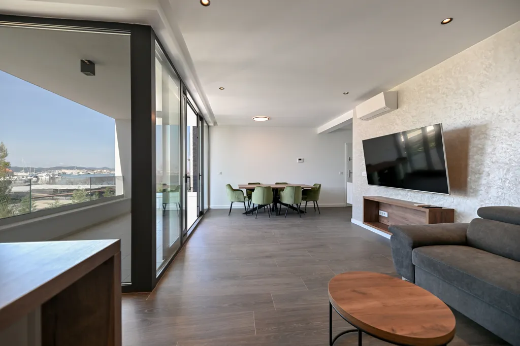 Séjour - Luxury Apartment with Sea View in Sukošan