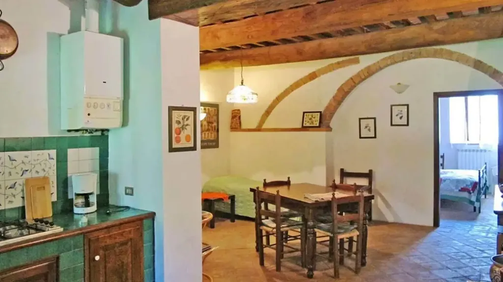 Köök - Rustic Tuscan Farmhouse with Pool near Siena