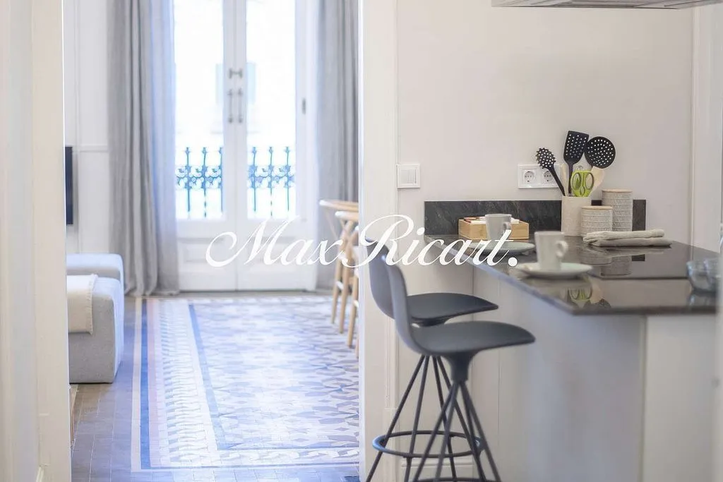 Cucina - Furnished Apartment with Balcony in La Dreta de l'Eixample