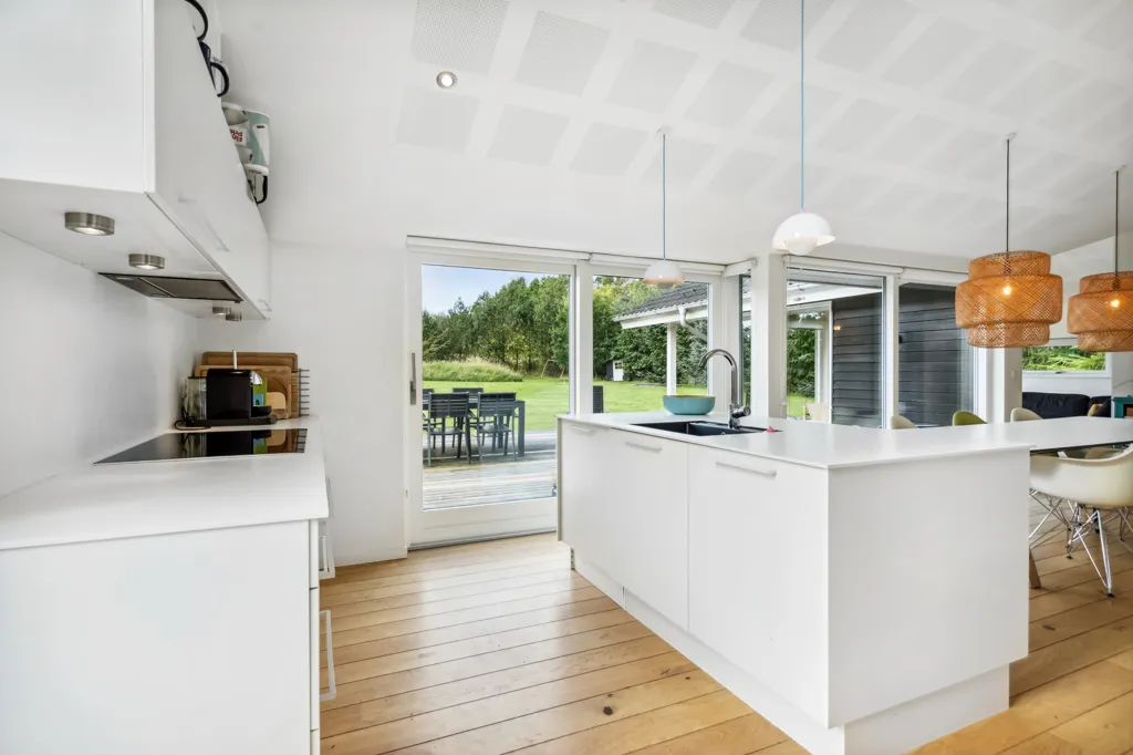 Kitchen - Summerhouse with Wellness Area in Ringkøbing