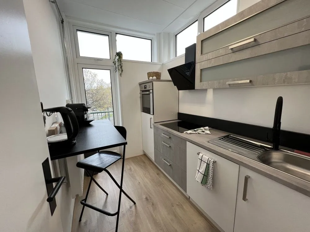 Cuisine - Gemeubled 2-Bed Apartment with Balcony in Schiedam