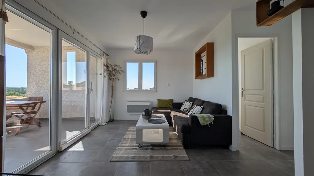 Soggiorno - T3 Apartment with Terrace in Abeilhan