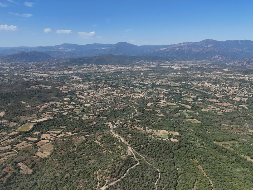 Vista aerea - Buildable Land with Panoramic View in Baunei